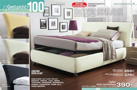 Ingombro letto con imbottitura piatta. Mondo Convenienza catalogo Primavera 2013 by ...