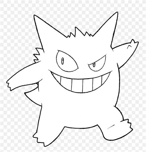 Pokemon Gengar Coloring Page Anime Coloring Pages