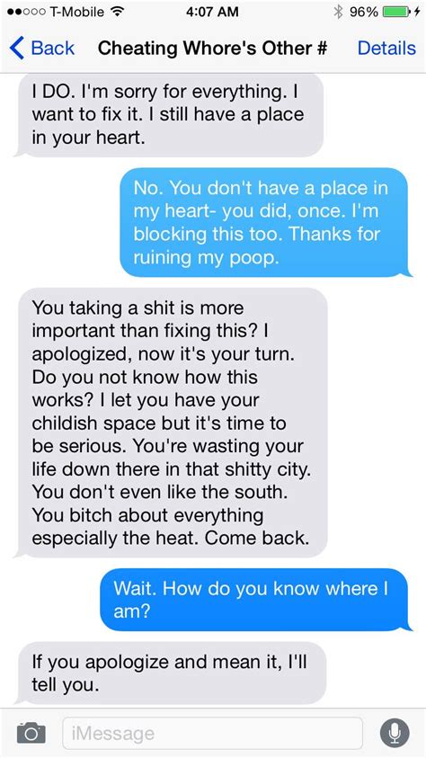 see now how a guy handled the situation when his ex girlfriend harassed him with texts