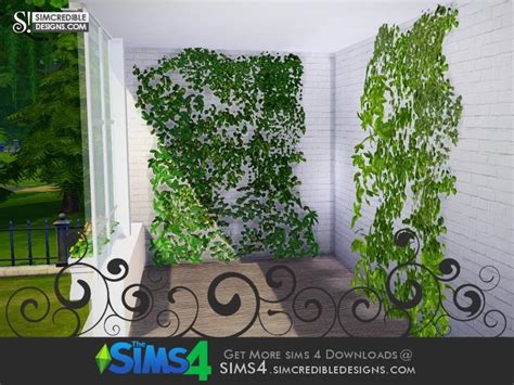 Sims 4 Wall Plants Cc