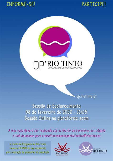 Sessão De Esclarecimento Do Orçamento Participativo De Rio Tinto 2022