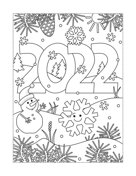 Happy New Year 2022 Coloring And Activity Pages Fun And Free Printable