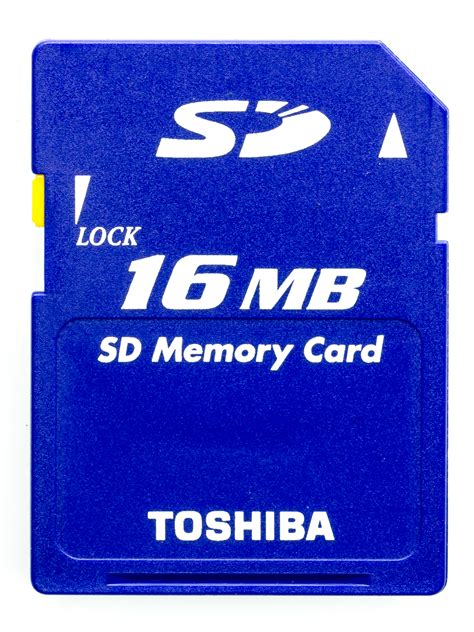 File16 Mb Sd Card Toshiba 2724 Wikimedia Commons