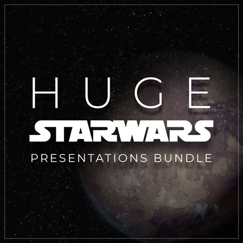 huge starwars presentations bundle masterbundles