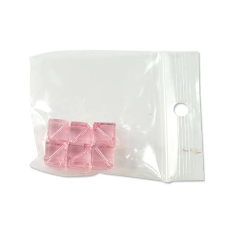 Swarovski Diagonal Cube Bead 5600 8mm Light Rose Lot Pack 6 Pcs