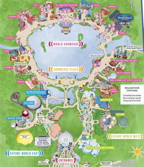 disney releases epcot festival of the holidays guidemap ratatouille advertised as coming soon