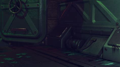 3d Model Pro Tek Sci Fi Horror Corridor In Space Vr Ar Low Poly Cgtrader