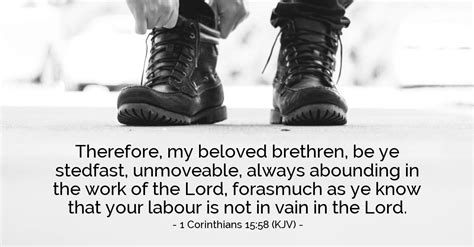 1 Corinthians 1558 Kjv — Todays Verse For Saturday April 22 2017