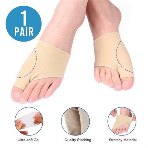 Aptoco Bunion Correctors Bunion Relief Sleeve Gel Pad Cushion Bunion