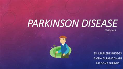 Ppt Parkinson Disease Powerpoint Presentation Free Download Id6504241