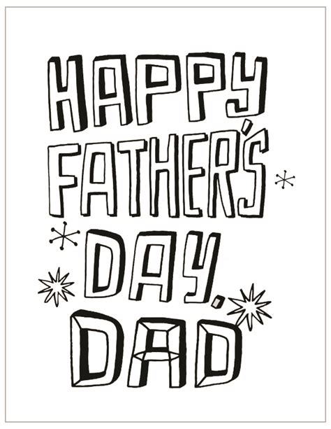 Free Printable Father S Day Coloring Card And Page Happy Father S Day Coloring Pages Free