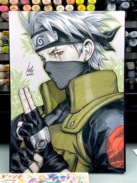 Check Out This Beautiful Sketch Of Kakashi By Stanley Artgerm Lau R Naruto