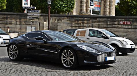 Aston Martin One 77 In Paris Start Ups X3 Driving In