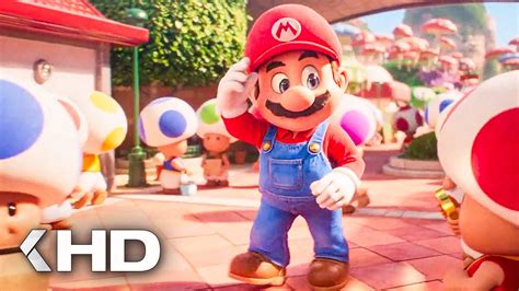 Mushroom Kingdom Scene The Super Mario Bros Movie 2023 Youtube