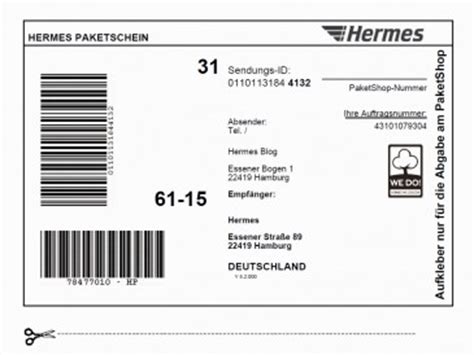 Ihre neue adresse muss nicht in deutschland sein, wir senden ihre post auch ins ausland nach. Online-Paketschein - Hermes Blog