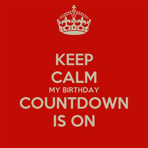 We've collected all of our event countdown timers for you on one page! Countdown To My Birthday Quotes. QuotesGram
