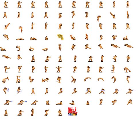 Sprite Sheet Pixel Art Ninja