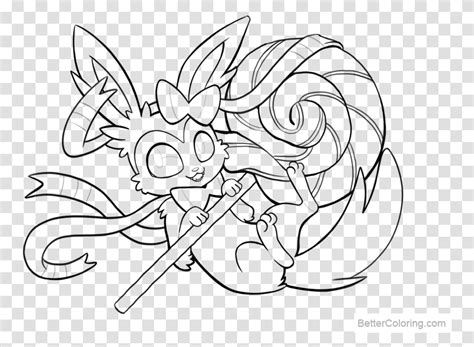 Pokemon Eevee Evolutions Sylveon Coloring Pages Free Coloring The