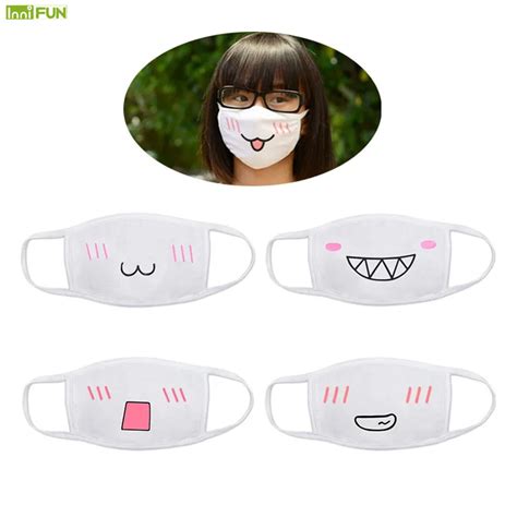 1pc Cute Anti Dust Face Mask Cotton Breathing Mouth Mask Anime Cartoon