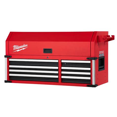 Milwaukee Heavy Duty Red And Black 46 In 8 Drawer Rolling Steel Storage
