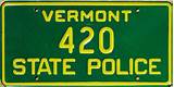 Vermont State License Plate