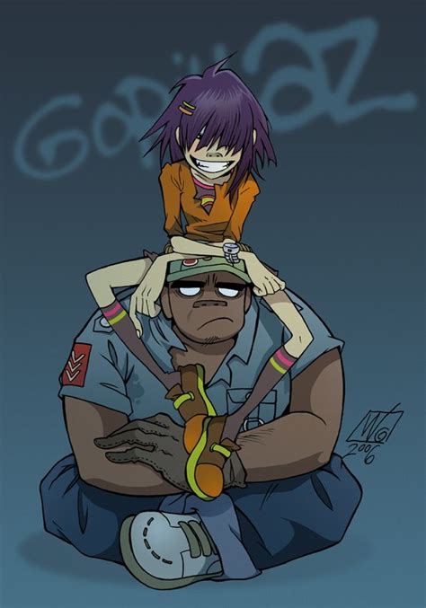 Gorillaz Russel And Noodle