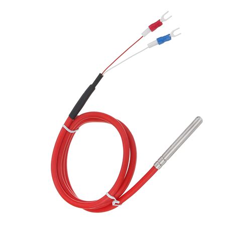 50~300c Pt100 Temperature Sensor Probe 2 Wire Type 3 Wire Type 650mm