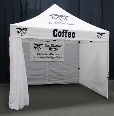 Today's king canopy coupon and promo codes, discount up to 75% at kingcanopy(kingcanopy.com), 100% save money with verified coupons at couponwcode now! Six Shooter Coffee Custom 10x10 Tuff Tent Pop Up | Instant ...