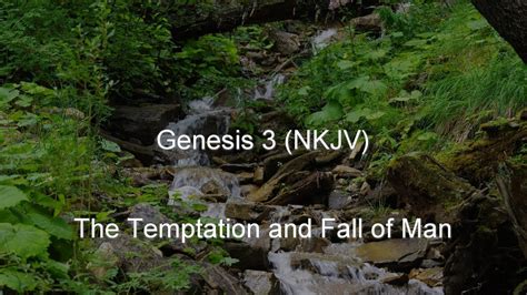Genesis 3 Nkjv The Temptation And Fall Of Man Youtube