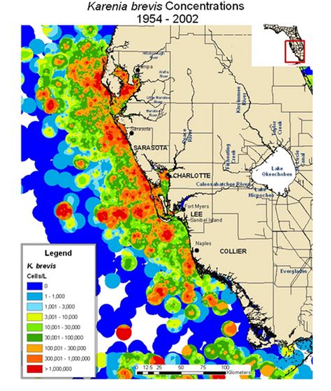 Current Red Tide Map