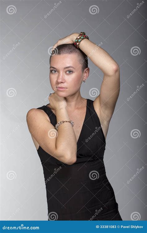 Exotic Woman With Short Hair Stock Image Image Of Fashion Brunette 33381083