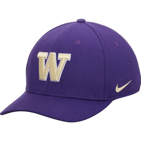 Nike Washington Huskies Purple Swoosh Performance Flex Hat