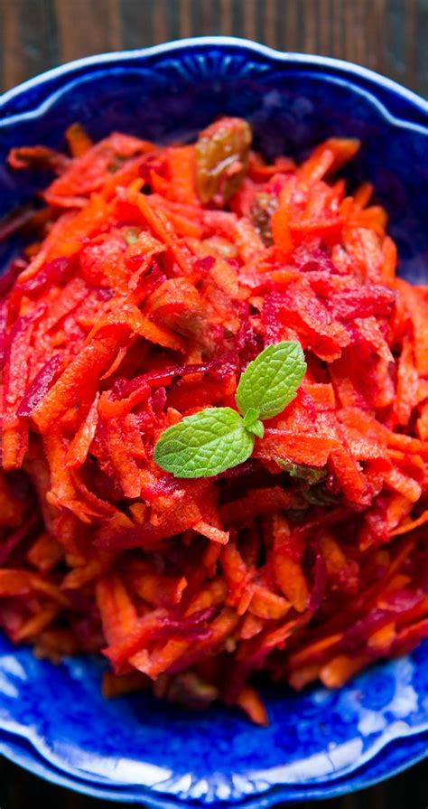 Moroccan Grated Carrot And Beet Salad Recipe