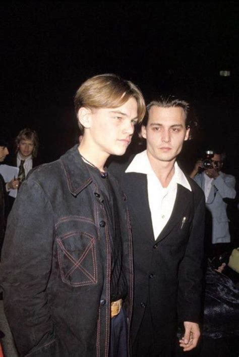 Brad Pitt Leo Dicaprio Johnny Depp - Rare Photographs of Leonardo DiCaprio, Johnny Depp and Brad Pitt All