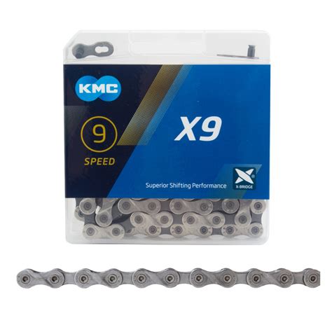 Kmc Bike Chain X9 9s Npdk Sl 116l Friendswood Bicycle