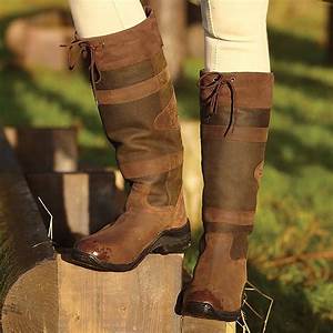 Toggi Canyon Leather Boot Chocolate Wide Calf Leg Fleet Equestrian