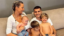 Álvaro Morata y Alice Campello convierten a sus hijos en 'instagramers ...