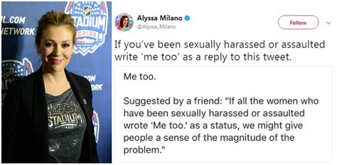 Metoo Alyssa Milano Initiates Twitter Campaign To Raise Sexual