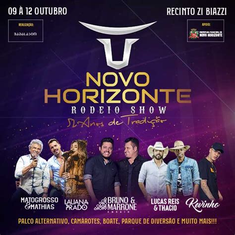 Novo Horizonte Rodeio Show Em 09102019 Recinto De Novo Horizonte