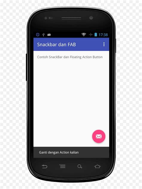 Cara Membuat Snackbar Dan Floating Action Button Android Technology Applications Png Cara