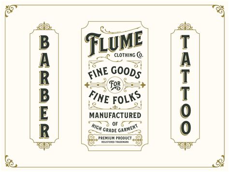 Vintage Sign And Label By Ilham Herry On Dribbble