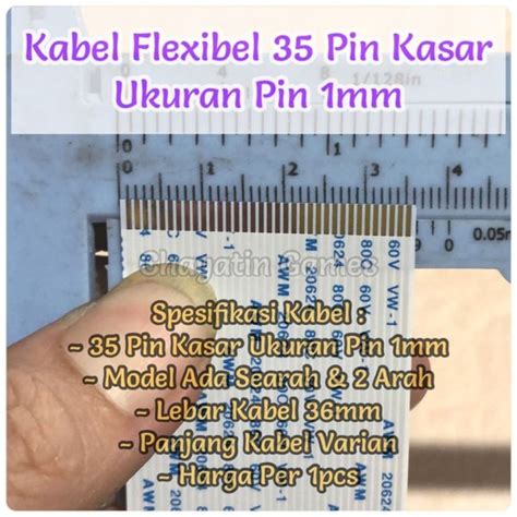 Jual Kabel Flexibel Pin Kasar Model Panjang Varian Jarak Mm Di