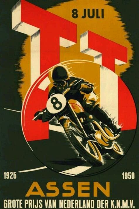 Tt Assen Bike Poster Motorcycle Posters Racing Posters Racing Art