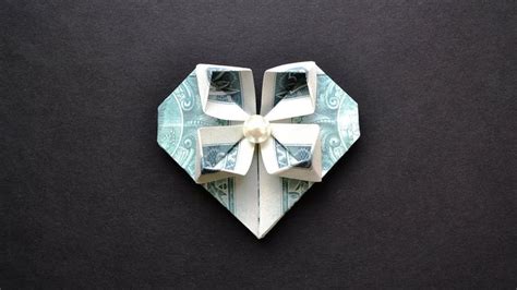 My Money Heart Another Beautiful Dollar Origami T For Valentine