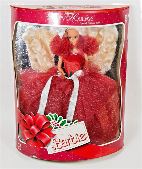 Happy Holidays Barbie Special Edition Doll St In Series Christmas