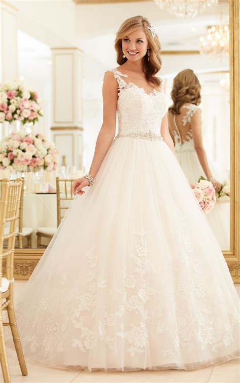Lace And Tulle Ball Gown Wedding Dress Stella York