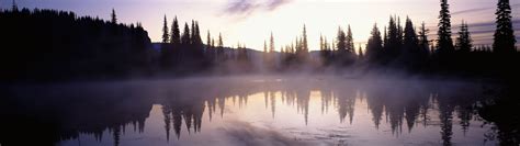 Did someone say dual 4k monitor wallpaper? mist dreamy lakes multiscreen 3840x1080 wallpaper - Nature ...