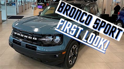 2021 Bronco Sport First Look Youtube