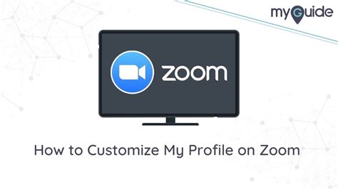 How To Customize My Profile On Zoom Zoom Youtube