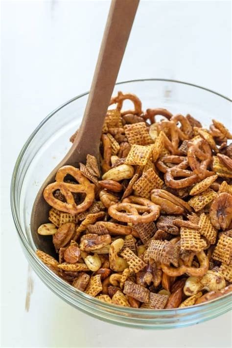 sweet and spicy chex mix recipe {easy snack }